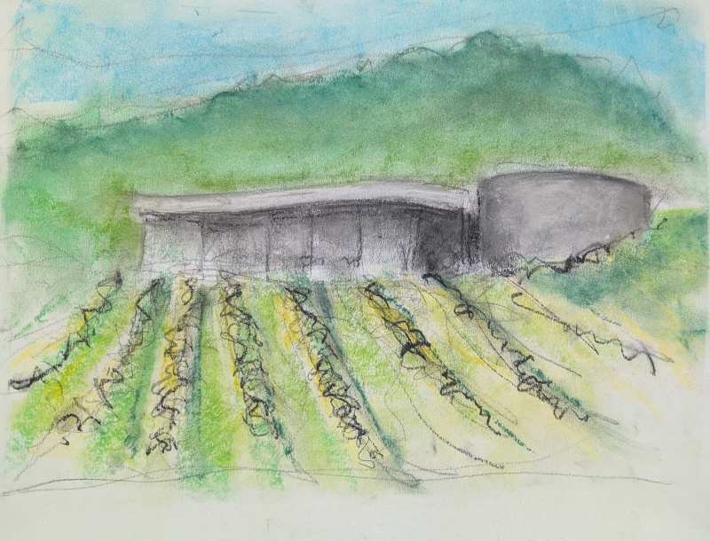 Museum in the Vineyard by artist John Holmes